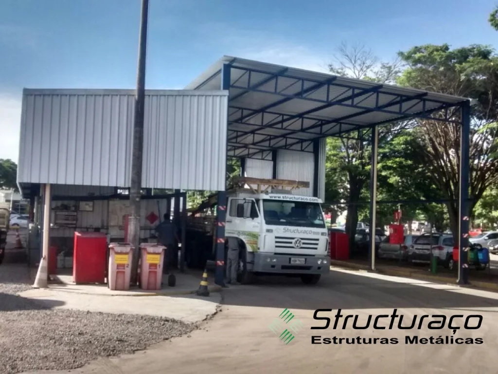 cobertura metálica garagem